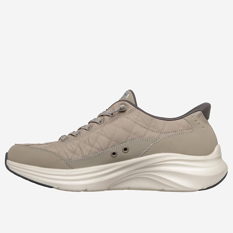 Herren Contour Foam Cozy Fit Turnschuhe, Taupe Mesh Duraleather Charcoal Trim, 42 EU