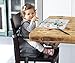 Minnebaby Travel Booster Seat for Dining with Toddlers at Home and On-The-Go, Folding Baby Chair with 5-Point Safety Harness Straps and Storage Pocket (Update Version)