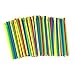 Paragon - Manufactured Fun SNO-Cone Spoon Straws, 200-Count, Assorted - red, blue, yellow, green, 8
