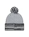New Era NFL Pittsburgh Steelers Women's Snow Crown Redux Knit Beanie, One Size, Gray