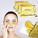 10 Pairs New Crystal 24K Gold Powder Gel Collagen Eye Mask Masks Sheet Patch, Anti Aging,Dark Circles and Puffiness, Anti Wrinkle, Moisturising,Whitening, Remove Blemishes and Blackheads by NYKKOLA