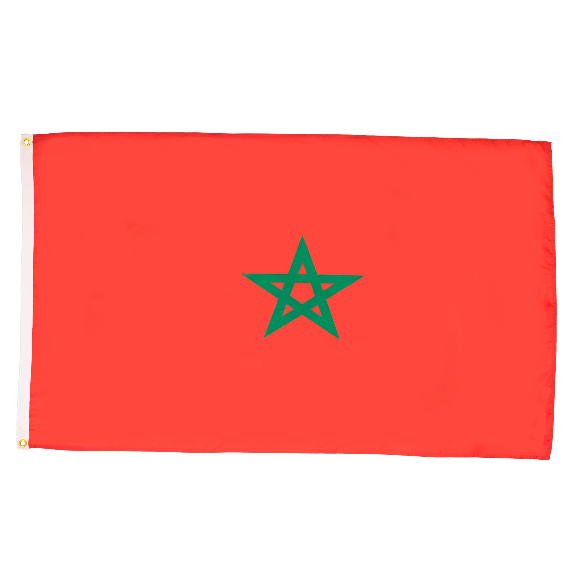 AZ FLAG - Morocco Flag - 3x5 Ft - 100D Polyester Moroccan Banner with Two Metal Grommets - Fade Resistant - Vivid Colors - 3' x 5' Feet - 150x90 Cm