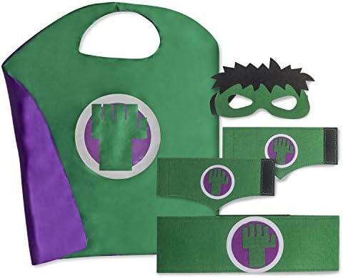 Kid's, Boy's and Girl's SuperHero Costumes Multi-Pack with 5 Pieces