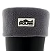 POLAR Womens Thermal Fleece Welly Wellington Boot Warm Cosy Soft Wellie Socks - Grey - US-L
