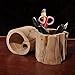 YOURNELO Solid Wooden Stump Pen Pencil Holder Desk Organizer Accessories