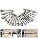 Tonsiki 20pcs Tungsten Carbide Rotary Burr Set with 1/8 Shank for DIY Woodworking, Carving, Engraving, Drilling primary