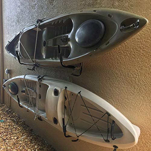 Tengchang Kayak Storage Wall Mount Rack Ladder Surfboard Canoe Steel