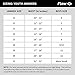 Flow Accelerate Swim Jammers - Size 21 to 32 Swimming Jammer Shorts for Boys in Black, Navy, and Blue (25, Black Crescents)