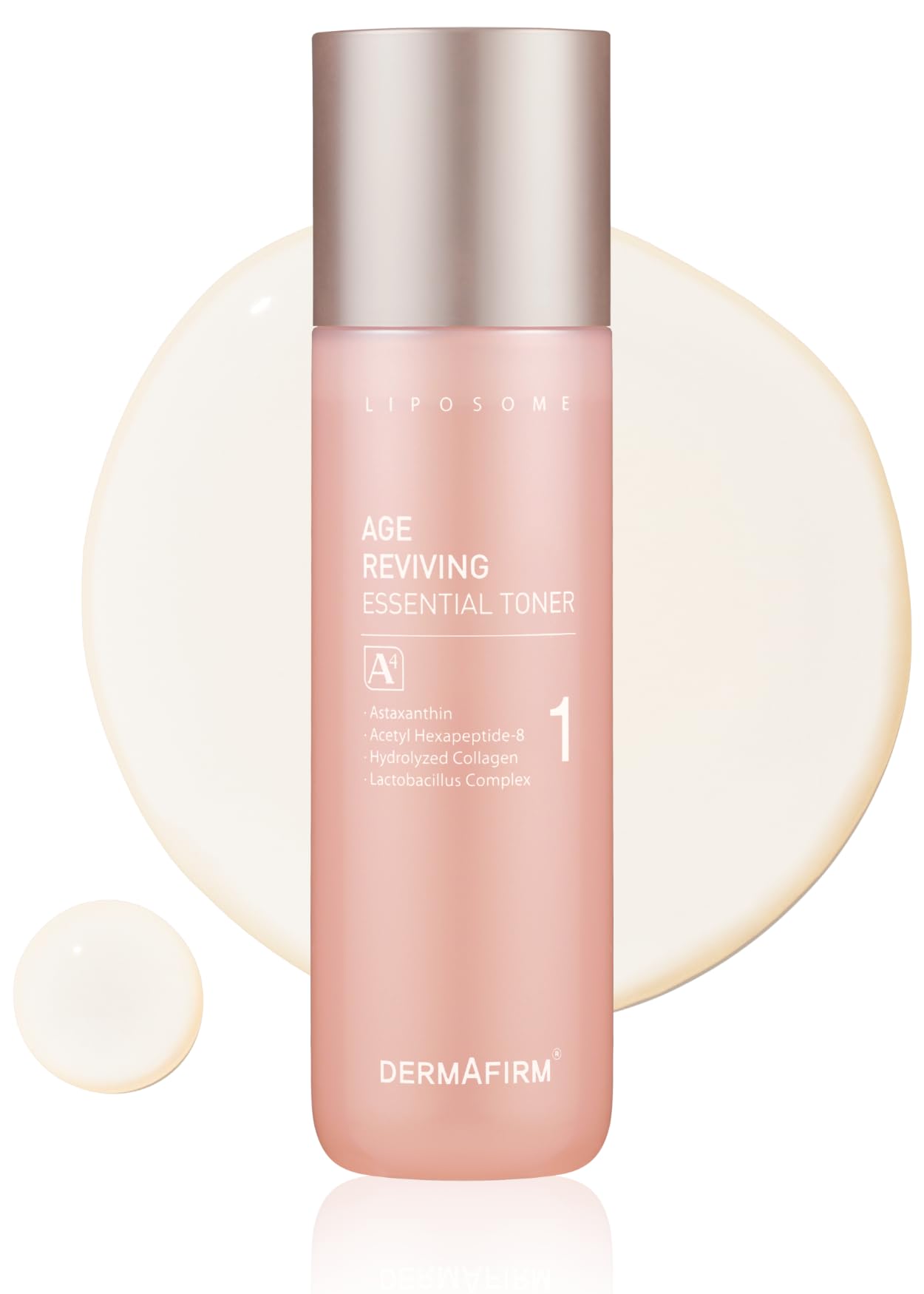 Photo 1 of DERMAFIRM Age Reviving Essential Hydrating Toner A4 | Early Age-Defying Pore Firming Facial Toner with Collagen, Astasome & Peptide for All Skin Types | No Animal Trials No Paraben 6.76 fl oz