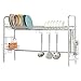 HAITRAL Stainless Steel Dish Storage Rack with Chopstick Holder