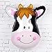 Cow Birthday Party Decoration Farm Animal Party Supplies Cow Balloons Happy Birthday Banner