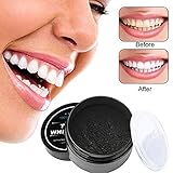 YHMWAX Charcoal Teeth Whitening Powder,Organic Coconut Activated Charcoal Teeth Whitening, Organic Safe Effective Whitener Solution for Stronge