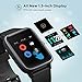 LETSCOM Smart Watch Fitness Tracker Heart Rate Monitor Step Calorie Counter Sleep Monitor Music Control IP68 1.3