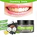 Charcoal Teeth Whitening Powder, LuckyFine Natural Coconut Activated Charcoal Bamboo Toothpaste, Tooth Whitening Powder