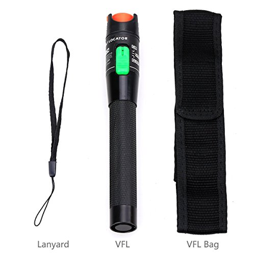 Visual Fault Locator, KELUSHI Fiber Optic Cable Tester VFL-30mW Pen 25KM Meter with 2.5mm Universal Connector Pen Type for CATV Telecommunications Engineering Maintenance