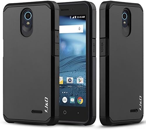 J&D Case Compatible for Avid Plus/Avid Trio/Prestige/Sonata 3 2016 Case, Heavy Duty Dual Layer Hybrid Shock Proof Protective Rugged Bumper Case, Black