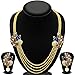 YouBella Jewellery Bollywood Ethnic Gold Plated Traditional Indian Necklace Set with Earrings for Women