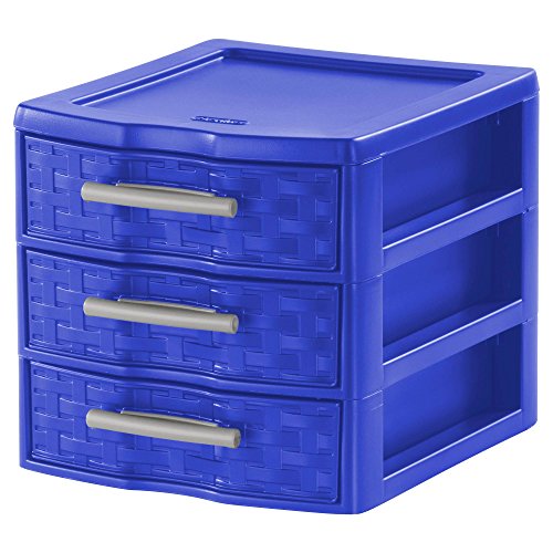 3Drawer Small Storage Unit Blue Room Essentials BrickSeek