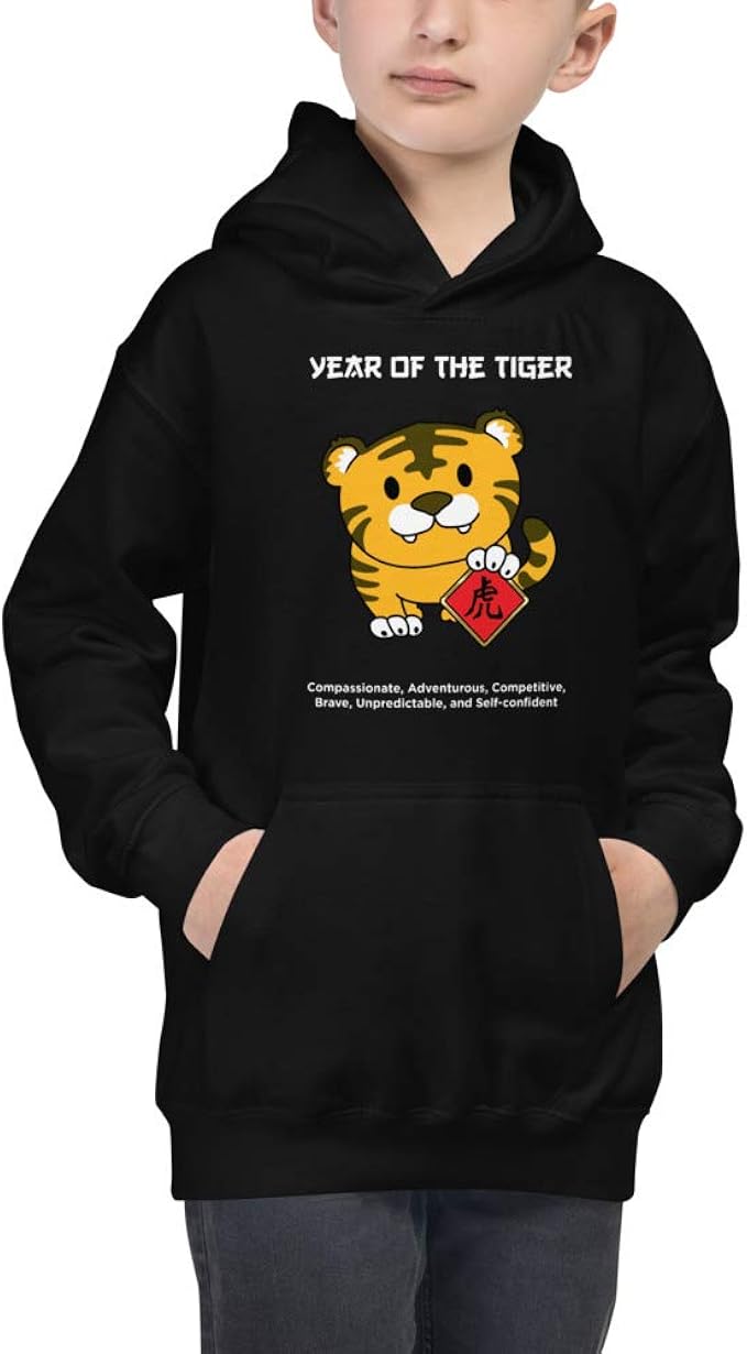 Amazon.com: year of the tiger chinese zodiac lunar new year graphic Amazon.com: Year of The Tiger Chinese Zodiac Lunar New Year Kids Hoodie