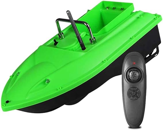 ZJRA Barco Cebador,Barco Cebo Pesca,Señuelo RC Barco De Pesca, 1,5 Kg De Carga Asistida Pesca Herramienta, De Gran Capacidad 5200Mah De La Batería, De Múltiples Colores A Elegir De Shell,Verde: Amazon.es: Hogar