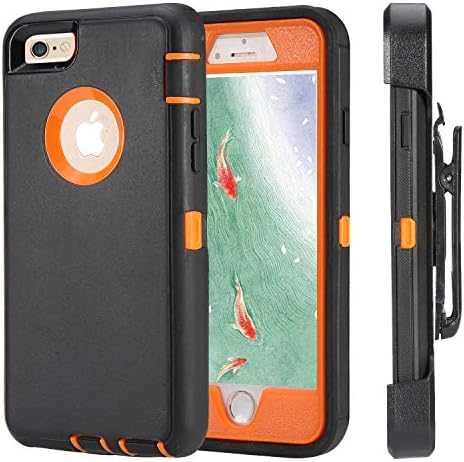 iPhone 6 Case, iPhone 6s [Heavy Duty Protection] [with Kickstand] 4 in 1 Rugged Shockproof Cover Holster Case with Built-in Screen Protector for Apple iPhone 6/6S