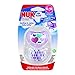 NUK Airflow Orthodontic Pacifier, 6-18 Months, Pink Hearts/Girl, 1 pk