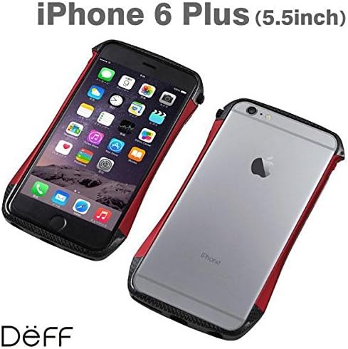 Deff Cleave Hybrid Super Strong Bumper for iPhone 6 Plus (Carbon Red)