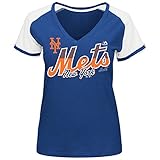MLB Women's Winners Circle Short Sleeve V-Neck T-Shirt Slimmer Fit