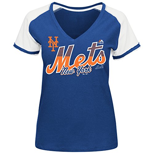 MLB Women's Winners Circle Short Sleeve V-Neck T-Shirt