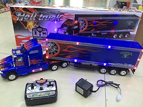 radio controlled truck and trailer