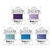 Blue and Purple Soutache Rayon and Polyester Cord Mix for Bead Embroidery and Soutache Jewelry Making
