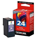 Lexmark #24 Color Return Program Print factory (OEM) Cartridge 18C1524