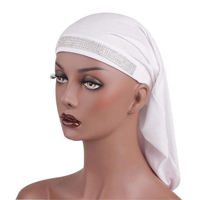 Alivegot Women S Bonnet Cap Night Sleep Hat Silk Cap Head Wrap