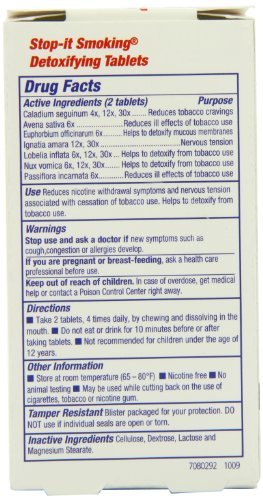 Natrabio Stop-It Smoking Tablets, 60 Count