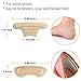 iBesun High Heel Pads, Heel Grips, Heel Cushion Inserts, Heel Insoles, High Heel Forefoot Cushion, Anti Slip Heel Shoe Cushion Inserts, Heel Snugs for Women (Beige)