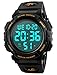 Men's Digital Sports Watch LED Military 50M Waterproof Watches Outdoor Electronic Army Alarm Stopwatch Gold