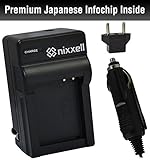 Nixxell charger for Panasonic DMW-BCM13, DMW-BCM13PP and Panasonic Lumix DMC-FT5, DMC-LZ40, DMC-TS5, DMC-TZ37, DMC-TZ40, DMC-TZ41, DMC-TZ55, DMC-TZ60, DMC-ZS27, DMC-ZS30, DMC-ZS35, DMC-ZS40