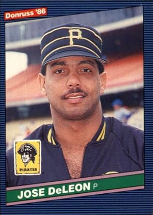 Amazon.com: 1986 Donruss Baseball Card #235 Jose DeLeon Mint: Collectibles & Fine Art