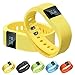 Vahulawa Fitness Tracker TW64 Smart Watch Bluetooth Watch Bracelet Smart band Calorie Counter Wireless Pedometer Sport Activity Tracker For iPhone Samsung Android IOS Phone (Yellow)