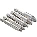 Rioa 5pcs Damaged Screw Extractor Bolt Screw Stud Remover Set Drill Hex Shank 1/4''