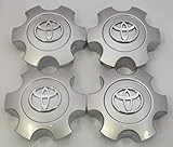 Exotic Store Set of 4 New REPLACEMENT 2003 2004 2005 2006 2007 Toyota Tundra Sequoia Silver Wheel Center Hub Caps 56069440 US Fast Shipment