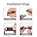 POY Replacement Bands Compatible for Fitbit Charge 2, Classic Edition Adjustable Sport Wristbands