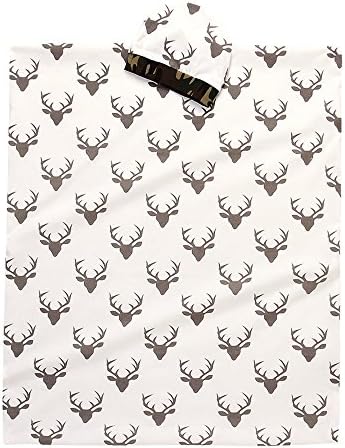 Imsmart Soft Newborn Baby Deer Print Blanket Bedding Blanket Wrap Swaddle Blanket Bath Towel+Hat