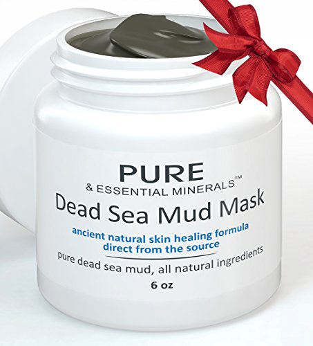 BEST Dead Sea Mud Facial Mask + FREE BONUS EBOOK - Cleansing Acne & Pore Reducing Anti Aging Mask for Clear, Radiant Skin - 6 oz