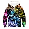 Kids Jongens Active Basic Regenboog Lange mouw Hoodie & Sweatshirt Regenboog