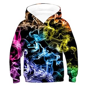Kids Jongens Active Basic Regenboog Lange mouw Hoodie & Sweatshirt Regenboog