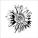 Tattify Flower Temporary Tattoo - Sunflower (Set of 2)