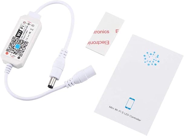 Amazon Damohony 2個 スマートwifiコントローラー Dc 5 28v 96w シングルカラーライトコントローラー 単色ストリップ ライト用 ワイヤレス 調光可能 コントローラー Ledテープ 車 バイク