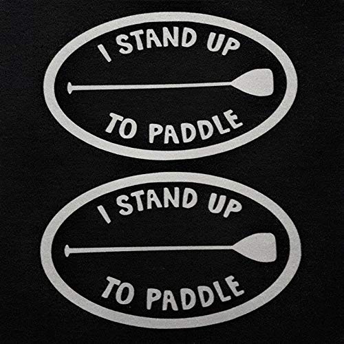 Chase Grace Studio Stand Up Paddle Board (2 Pack) Paddleboards SUP Vinyl Decal Sticker|White|Cars Trucks SUVs Vans Laptops Walls Glass Metal|5.5" X 3.25"|CGS951