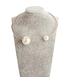 MISASHA Fashion Jewelry Women Immitation Pearl Charm Chocker Necklace